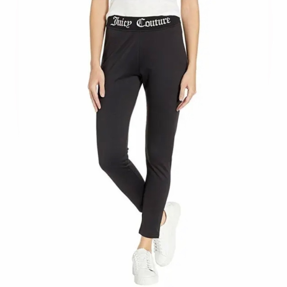 juicy Couture Track Pants Brushed Back Leggings Old English Font - Picture 4 of 4